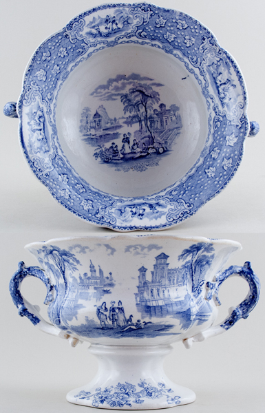 Footed Bowl large c1870